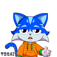 Love It Wow Sticker by Toshithecat