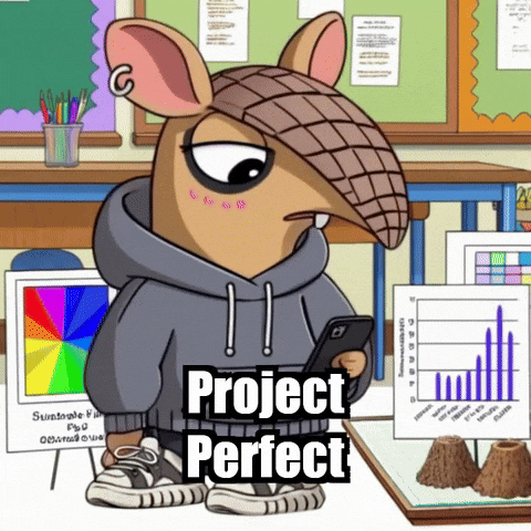 Presentation Armadillo GIF by Chillo Dillo