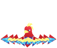 Rainbow Bird Sticker by One Faber Group