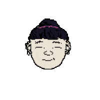 11m1_ari smile face elmonari Sticker