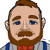 Beard Brows Sticker