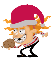 Merry Christmas Sticker by Bill Greenhead