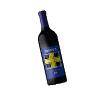 Red Wine Sticker by My Name'5 Doddie Foundation