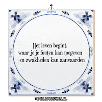 Spreuk Ontspanning Sticker by Tegelspreuken.nl