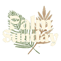 Palm Sunday Sticker by Anjeli ✦
