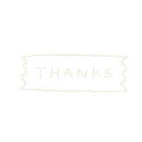 Thanks Message Sticker