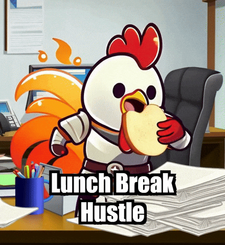 Lunch Busyday GIF by Zorooster