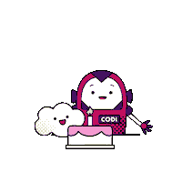 Birthday Robot Sticker by IMDASG