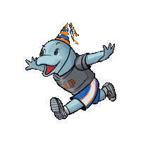 Cap Dolphin Sticker by Colegio Americano del Pacífico