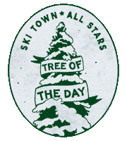 Tree Sticker by Ski Town All-Stars