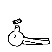 Letter Lie Down Sticker