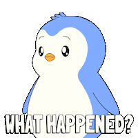 What Happen Sticker by Pudgy Penguins