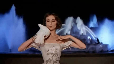 screenchic giphygifmaker givenchy funnyface audreyhepburn GIF