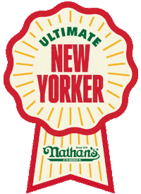 New Yorker Frankie Sticker by Original Nathan's Franks