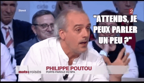 parler philippe poutou GIF by franceinfo
