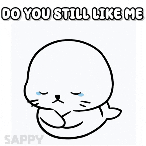 In Love Crying GIF by Sappy Seals