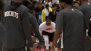 High Five Houston Rockets GIF by NBA
