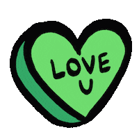 I Love You Heart Sticker