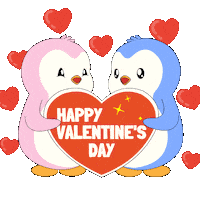 I Love You Heart Sticker by Pudgy Penguins
