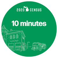 Census 2020 Countmein Sticker by Michigan Census