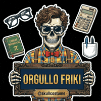 Skull Nerd GIF