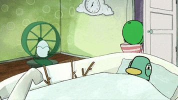 tired sleep GIF by Sarah & Duck