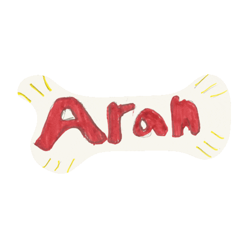 Aran Sticker by Menter Iaith Rhondda Cynon Taf