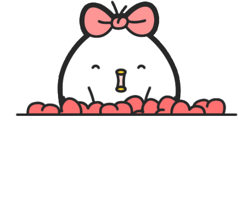 Sticker Love Sticker by Black and white chickens