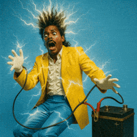 Shock Lightning GIF by Jukebox Saints