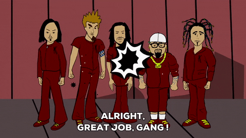 happy korn GIF by South Park 