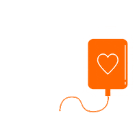 Coraçaolaranja Sticker by Banco Itaú