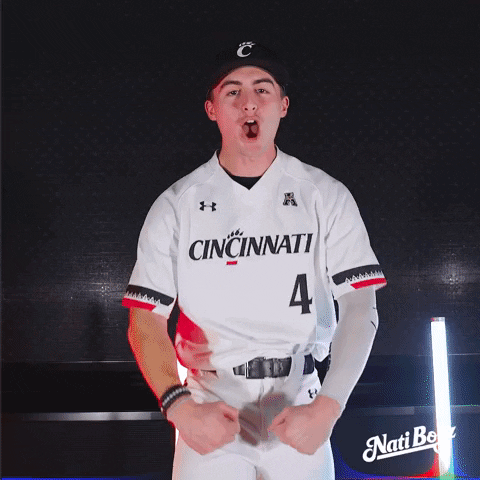 Lets Go Celebration GIF by Cincinnati Bearcats