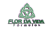 flordavidaformulas flor vida da logo3d Sticker