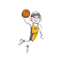 Slam Dunk Basketball Sticker by Zhot Shop