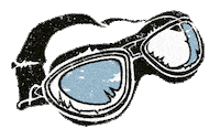 Goggles Sticker by Ninja Tune