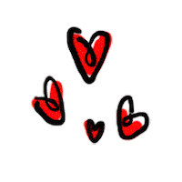 heart love Sticker by Andrea Caceres