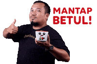 Mantap Sticker by Anak Bakmie
