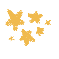 itsxlaur space star stars gold Sticker
