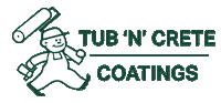 Tubncrete figgy concrete coatings bathtub reglazing tub n crete coatings Sticker