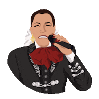 Cinco De Mayo Singing Sticker by Jack0_o