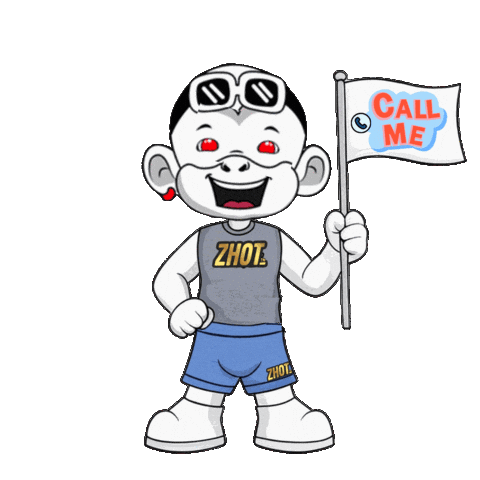 Call Me Laugh Sticker by Zhot