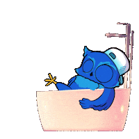 Owl Relaxing Sticker by BigBrains