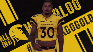 wloowarriors uwaterloo waterloo warriors university of waterloo goblackgogold GIF