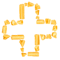 sbrinz cheese kase rollen aop Sticker