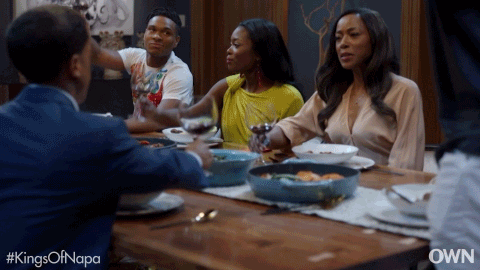 Napa Valley Eating GIF by OWN: Oprah Winfrey Network