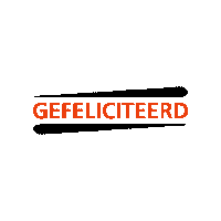 Gefeliciteerd Sticker by AALO Opleidingen
