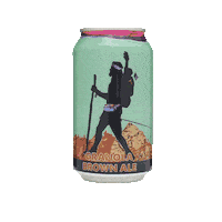 brown ale beer Sticker by Black Hog Brewing