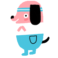 Dog Yes Sticker by Linzie Hunter