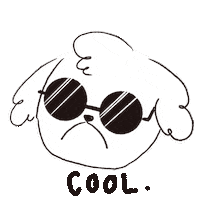Dog Sunglasses Sticker