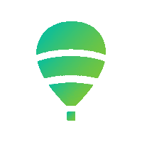 Poatek green balloon ti poatek Sticker